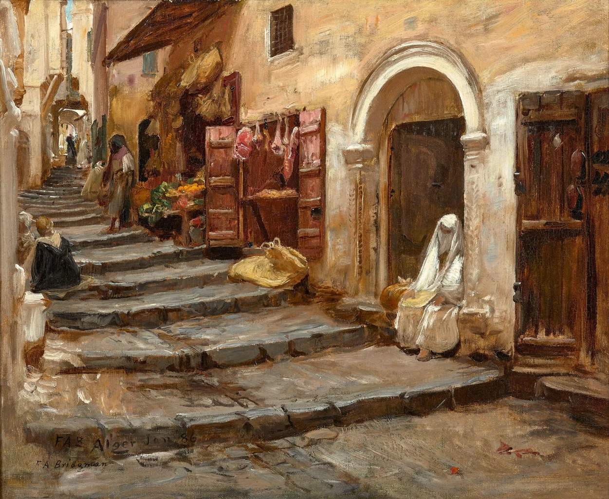 Casbah d'Algeri, 1886